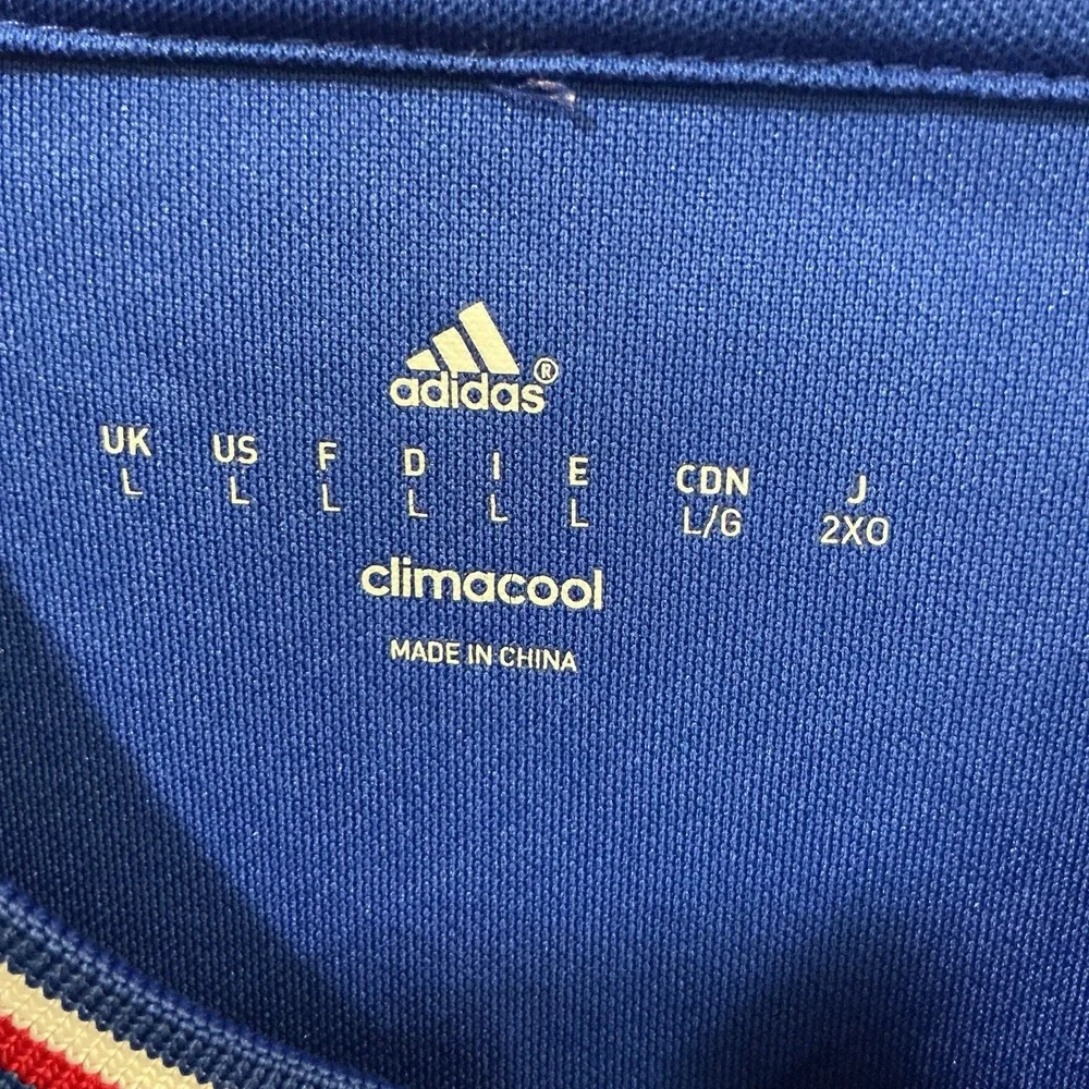 Adidas Chelsea F.C. home jersey UEFA Champions League and Respect sleeve patch